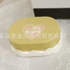 A popular flip-top soap box with a solid color and simple design for draining water. It is a portable soap box for student dormitories and bathrooms Specification image